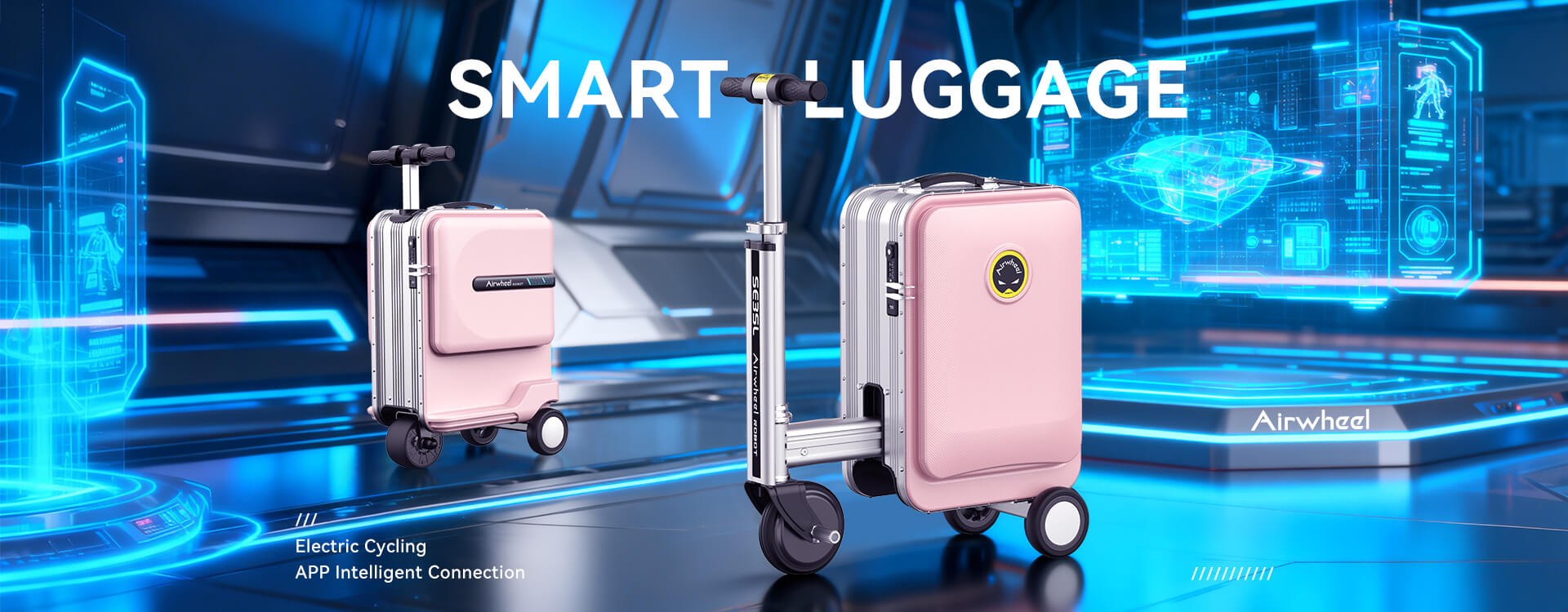 Airwheel electric suitcase